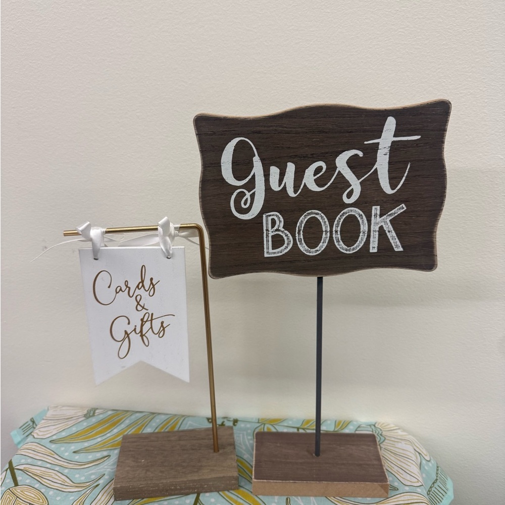 Guest book & Cards and Gift Sign